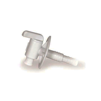 RV Freshwater Tank Drain Valve - Camco Plastic Drain Valve With Graduated Barb Connecter