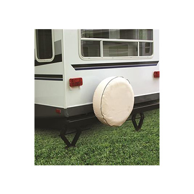 RV Spare Tire Cover - Camco 45350 Vinyl Spare Tire Cover Fits 34" Tires - Colonial White