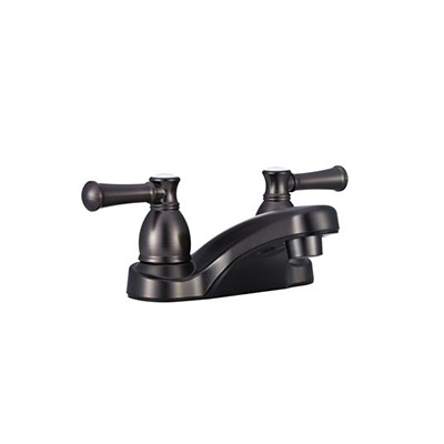RV Bathroom Sink Faucets - Dura Faucet Designer Series Taps - Lever Handles - O. R. Bronze
