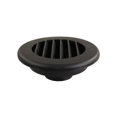 RV Duct Covers - Thetford 94262 Thermovent Without Damper Fits 2-Inch Duct Pipe - Black