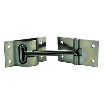 RV Door Catch - JR Products 10525 T-Clip Stainless Steel Door Catch 6" - Silver