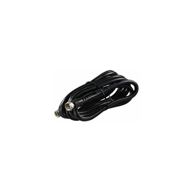 Coaxial Cable - JR Products RG6 HD Cable With Silver Connectors - 6 Feet - Black