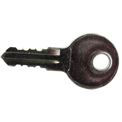 RV Keys - JR Products J236-A Double Sided Hatch Door Key 2 Pack - Silver