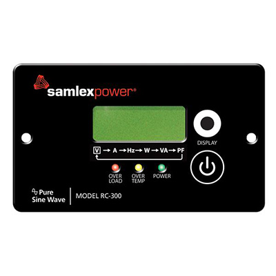 Power Inverter Remote Controls - Samlex America RC-300 Solar Remote With 25-Foot Cable