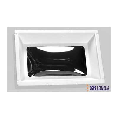 RV Skylight - Specialty Recreation Interior 14 x 22 Inch Skylight - White Frame With Clear Lens