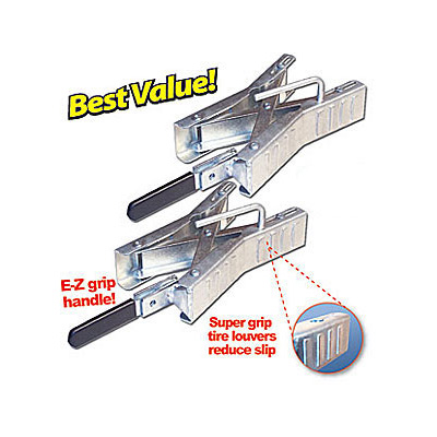 RV Wheel Chocks - Ultra-Fab 21-001070 Locking Chocks With E-Z Grip Handle - 2 Per Pack