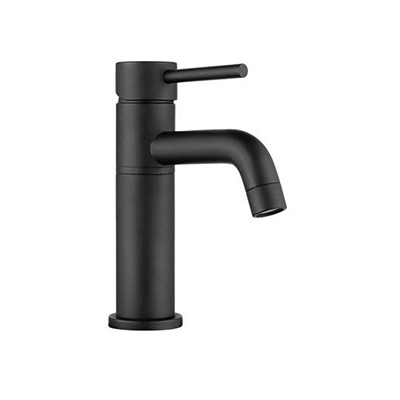 Bathroom Sink Faucet - Dura Faucet - Single Handle Lavatory Vessel - Matte Black