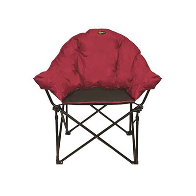 Camping Chair - Faulkner - Big Dog - Bucket Style Seat - Includes Carry Bag - Burgundy