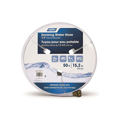 RV Freshwater Hoses - TastePURE Kink-Resistant Drinking Water Hose - 50 Feet - 5/8 Inch ID
