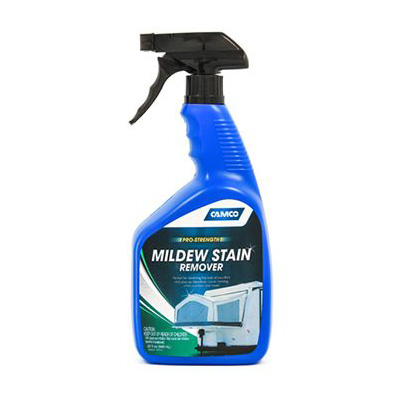 Mildew & Stain Remover - Camco - Professional Strength - 32 Ounce Spray Bottle
