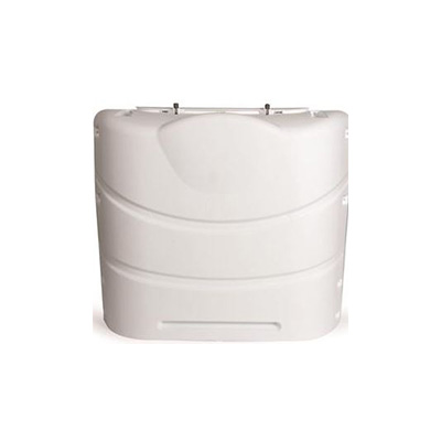 Propane Tank Covers - Camco 40542 Dual 30-Pound Polymer Propane Tank Cover - White