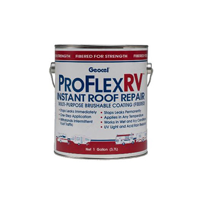 RV Roof Repair Coating - Geocel Pro Flex RV Metal Roof Repair Coating - 1 Gallon - White