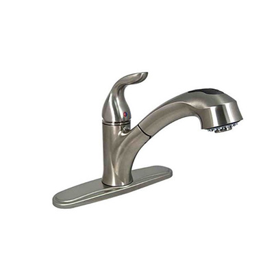 Sink Faucet - Phoenix Products - Single Lever - Pull Out Sprayer - Brushed Nickel